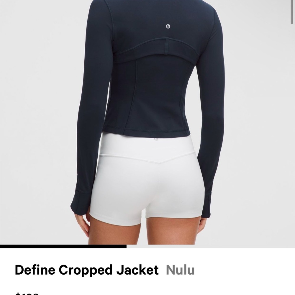 NWT Lululemon True Navy/Silver Define Jacket- Size 4 - Picture 3 of 3